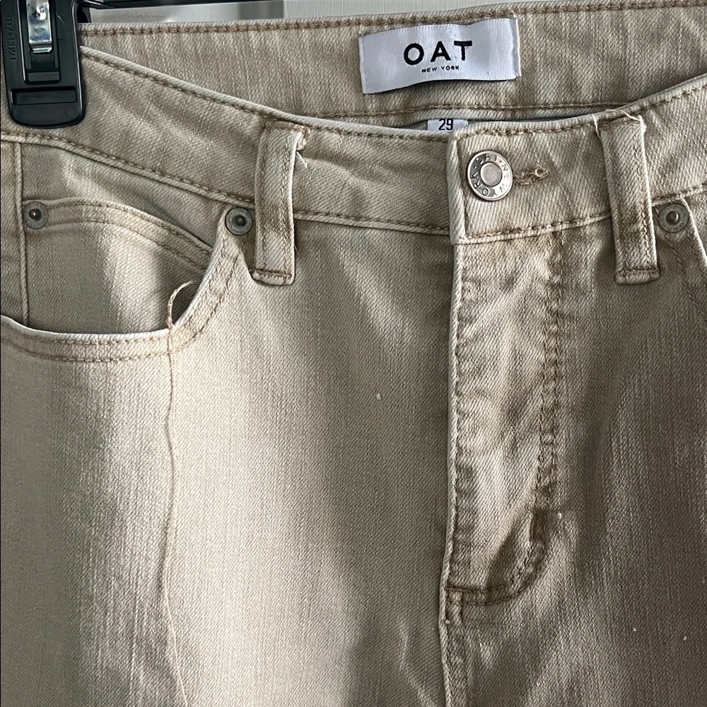 Oat New York Cream Flare & Wide Leg Jeans - Picture 2 of 5
